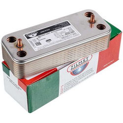 Plate heat exchanger (16 plates) Zilmet for gas boiler Sime 17A1901610