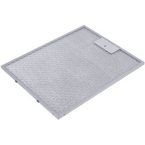 Grease filter (metal) for hood 275x344x8mm (under latches, universal)