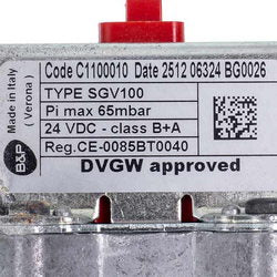 Gas valve Bertelli&Partners SGV100 C110009 for Ferroli gas boiler 39841320