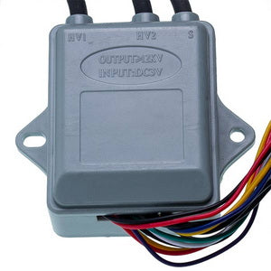 The disassembly unit with electrodes and display rose for the Edison F geyser