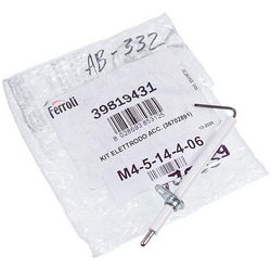 Ignition/ionization electrode for gas boiler Ferroli 39819431