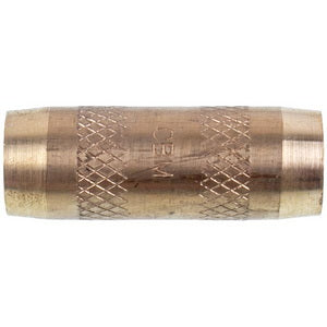 Coupling for grounding rod brass threaded, D-14.2 mm