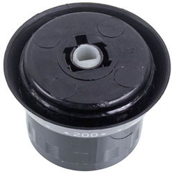 Temperature control knob for Beko oven 250316081 black