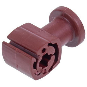 Plastic wire holder M6 01/6 PL R red