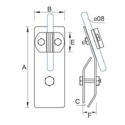 Trimach for galvanized steel gutter 03/1s OC