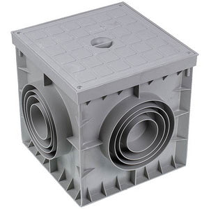 Inspection well 200x200x200mm plastic 68/3/200 PL