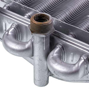 Bithermal heat exchanger for gas boiler China