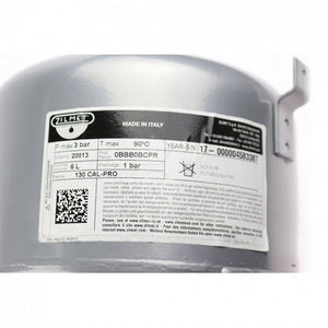 Zilmet expansion tank 6 l 1/2" for gas boiler Fondital Victoria Compact, Nova Florida Vela Compact 6VASOESP20