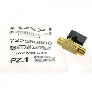 Кран підживлення 3/8" для газового котла Baxi Nuvola 3 Comfort, Westen Boyler Digit, Novadens Boyler 722586000