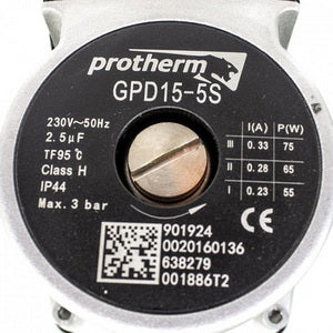 Circulation pump assembly GPD15-5S 75 W for gas boiler Protherm Ris, Jaguar 0020119604