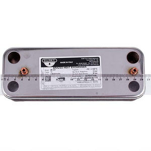 Zilmet plate heat exchanger (14 plates) for gas boiler Baxi ECO-3, Eco 4S, Luna, Westen Energy 17B2071400