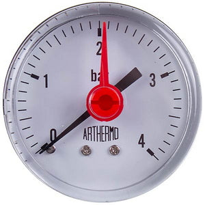 Pressure gauge 0-4 bar D=50 mm 1/4&apos&apos for electric boiler Kospel 00035