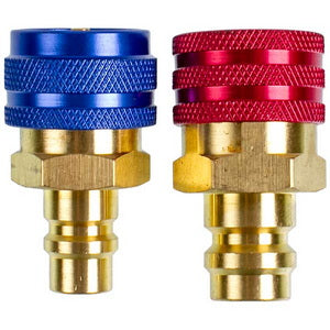 Набір перехідників з R1234 до R134a (низького + високого тиску) для автокондиціонерів швидкознімні