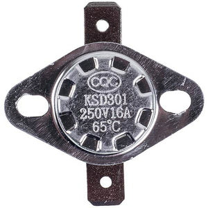 Термостат перегріву, датчик тяги 65°C 10 A 250 В KSD301 для газової колонки, котла