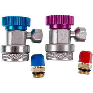 Набір заправних муфт LEETO LQC-A-H/LQC-A-L (низького + високого тиску) швидкознімні