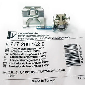 Термостат перегріву 110 °С для газового котла Buderus Logamax U022/U024/U042/U052/U054, Bosch Gas 4000/5000 та газових колонок 87172061620