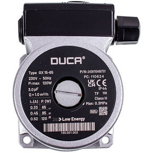 Насос циркуляційний Duca GX 15-65 120 Вт для газового котла
