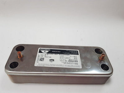 Теплообмінник пластинчастий ГВП Zilmet (14 пластин) для газового котла Junkers Euroline ZW, Bosch Gaz 3000 W 87054062870