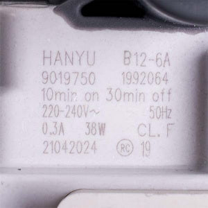 Помпа (насос) для пральної машини Gorenje HK1992064 HANYU B12-6A 38 Вт (контакти спарені ззаду, на 3 саморізи)