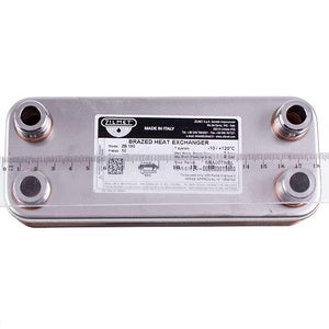 Теплообмінник пластинчастий ГВП (12 пластин) для газового котла Vaillant аtmo/turbo MAX plus/pro 065131