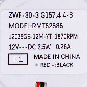 Двигун вентилятора ZWF-30-3 2.5W 12V DC для холодильника