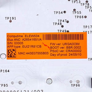 Модуль індикації для пральної машини AEG 4056003868 (без прошивки)