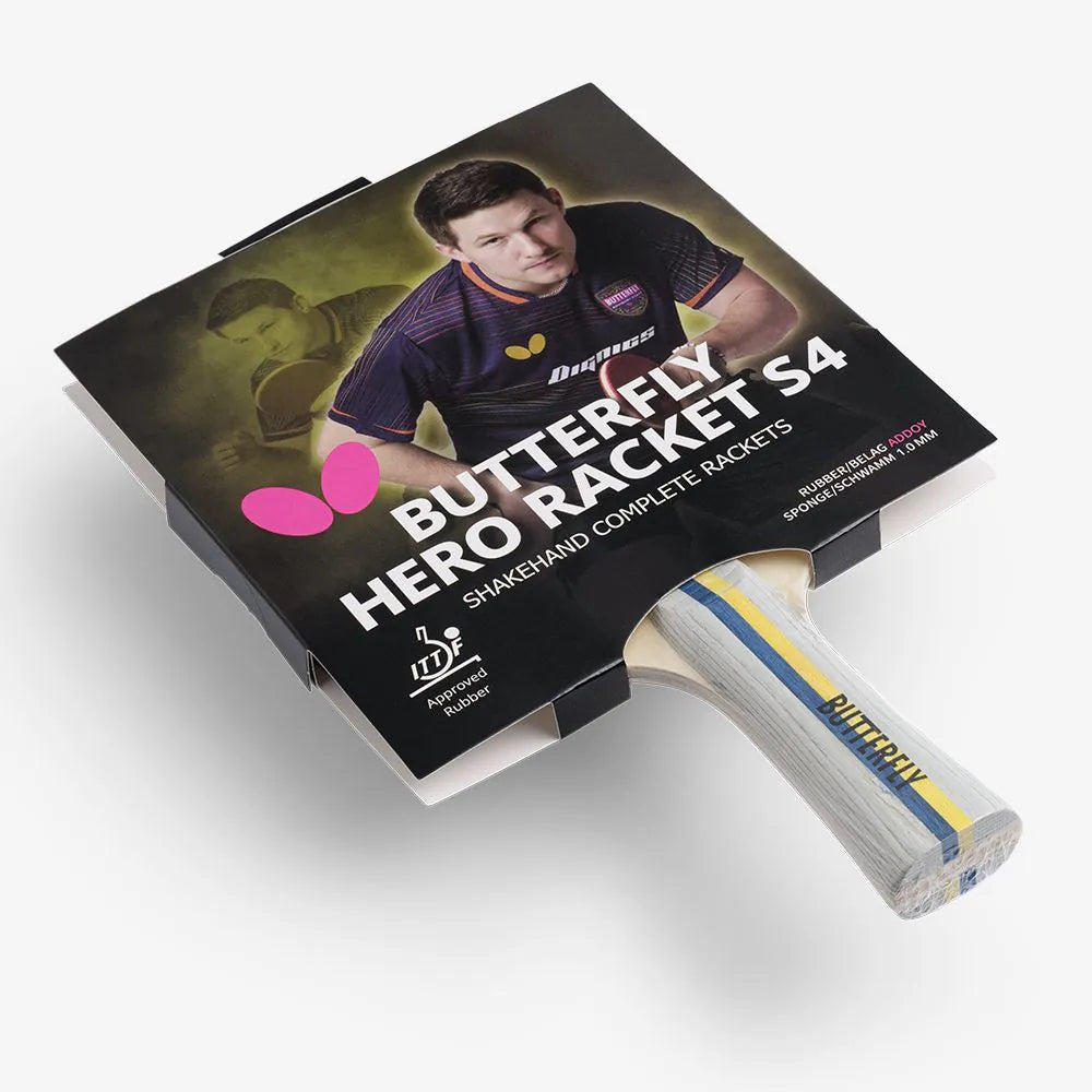 Ракетка для настільного тенісу Butterfly HERO Racket S4 Kristian Karlsson (6251740002)