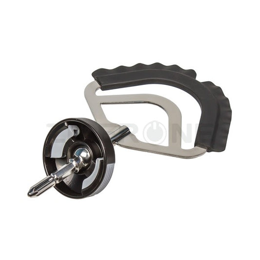 Whisk with silicone pad for cream and protective lid for Bosch food processor