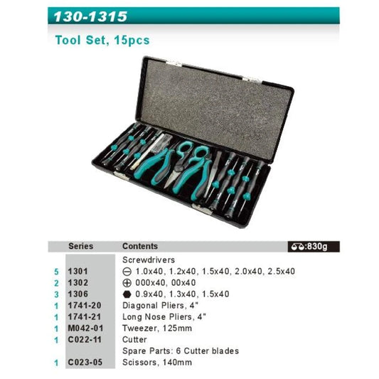 Professional tool set (micro screwdrivers+) Whirlpower/ Bonanza tool set watchmaker