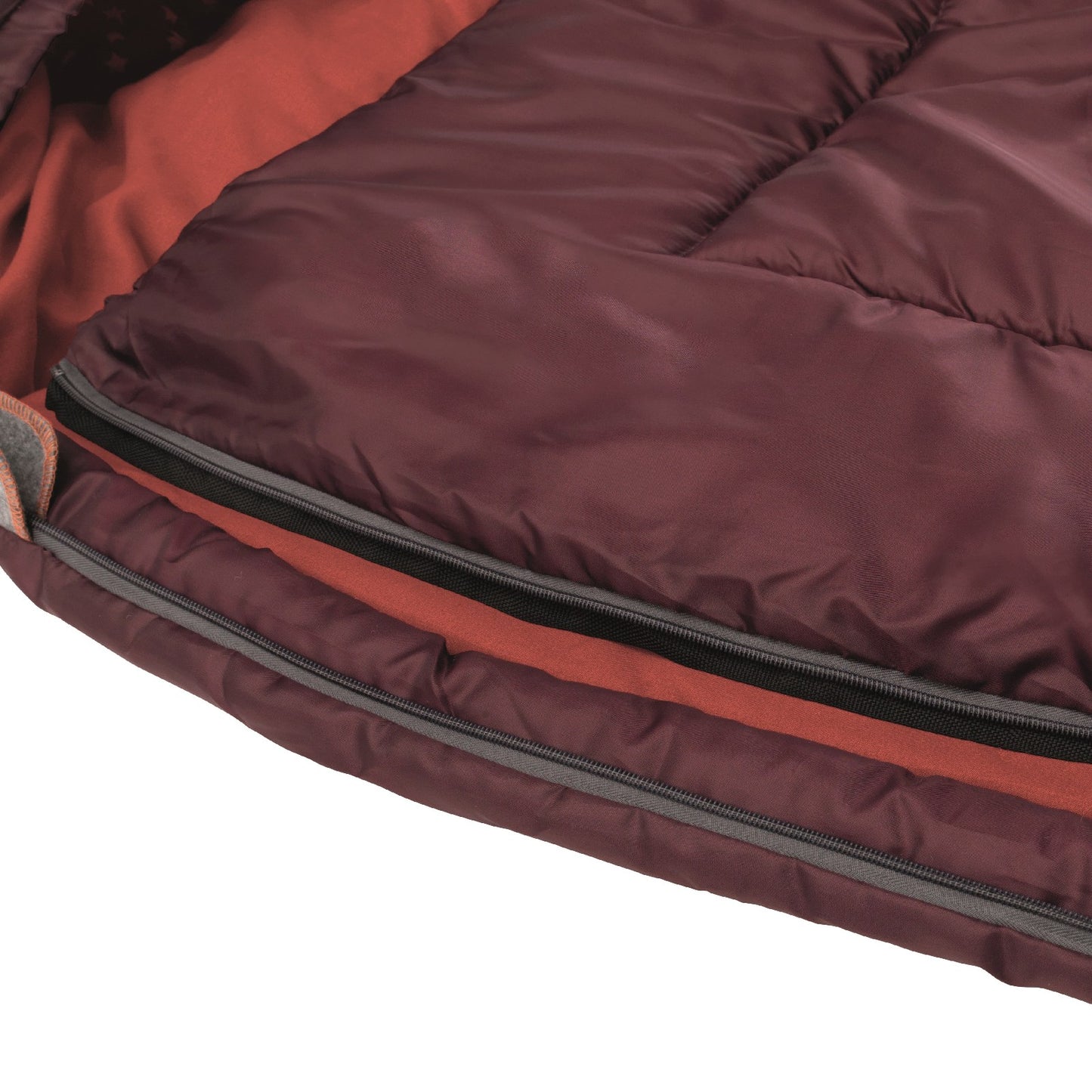 Sleeping bag Easy Camp Nebula M/+2°C Red Left (240157)