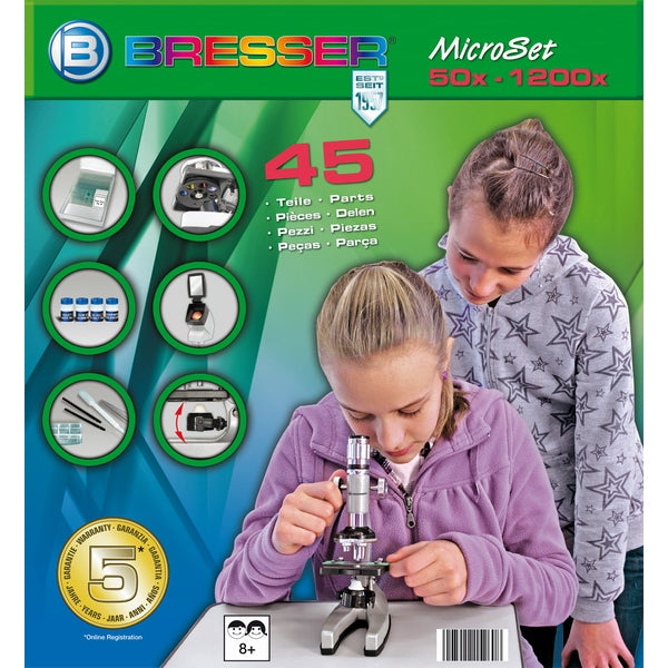 Microscope Bresser Junior 300x-1200x with case (8851000)
