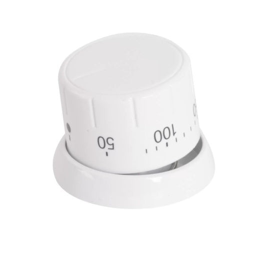 Oven Temperature Control Knob for Bosch Stove White