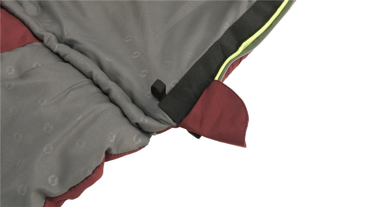Sleeping bag Outwell Contour Lux Reversible/-3°C Red Right (230383)
