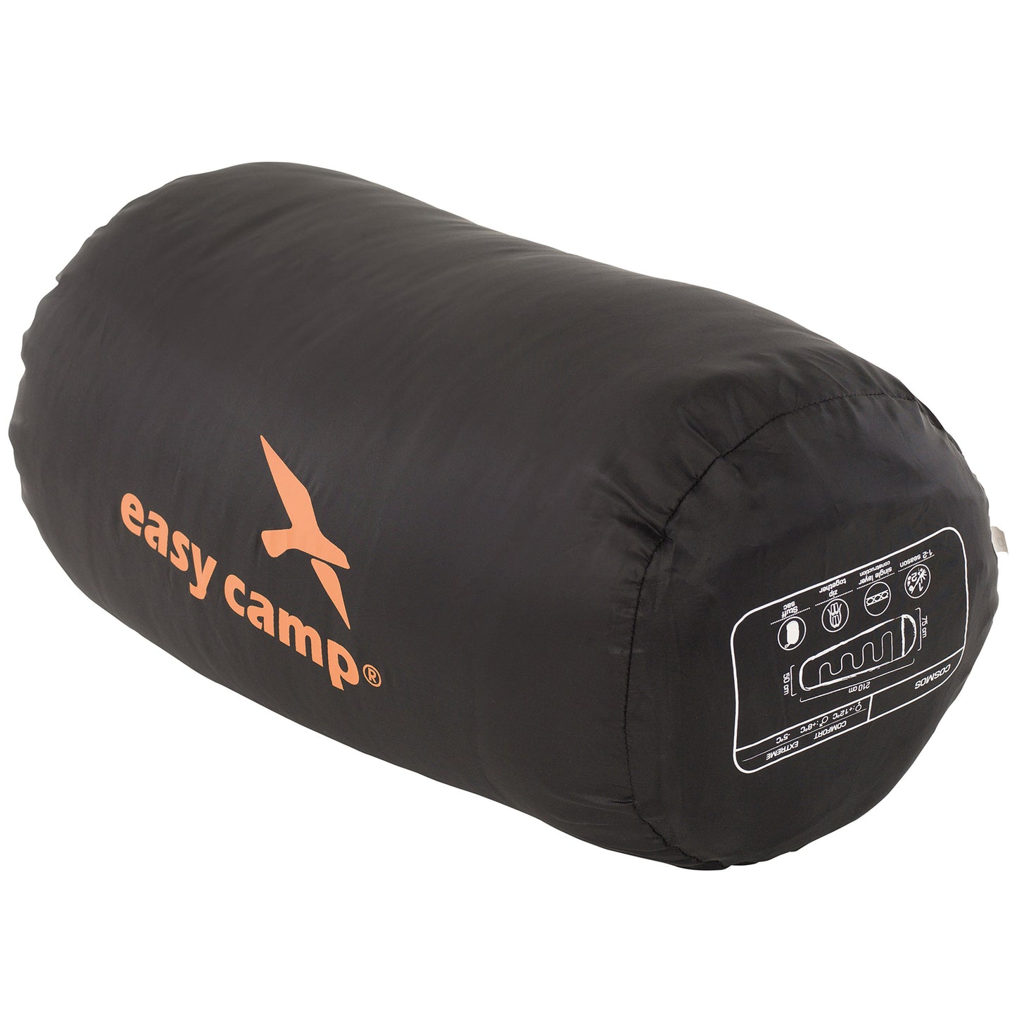 Sleeping bag Easy Camp Cosmos/+8°C Black Left (240148)