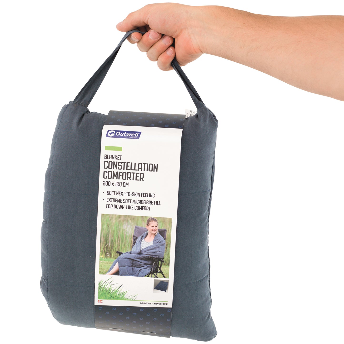 Travel carpet Outwell Constellation Comforter 200 x 120 cm Blue (230191)