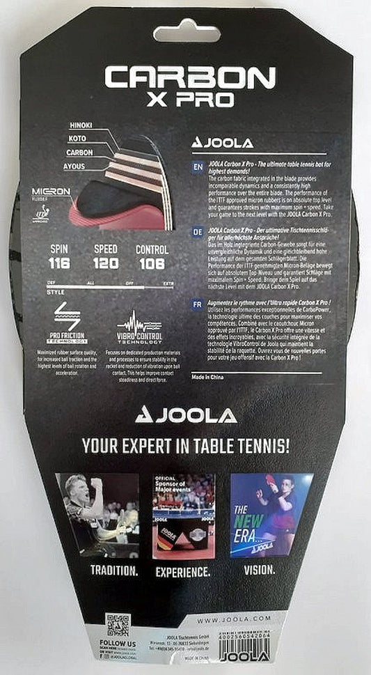 Joola Carbon X Pro Table Tennis Racket (54206)