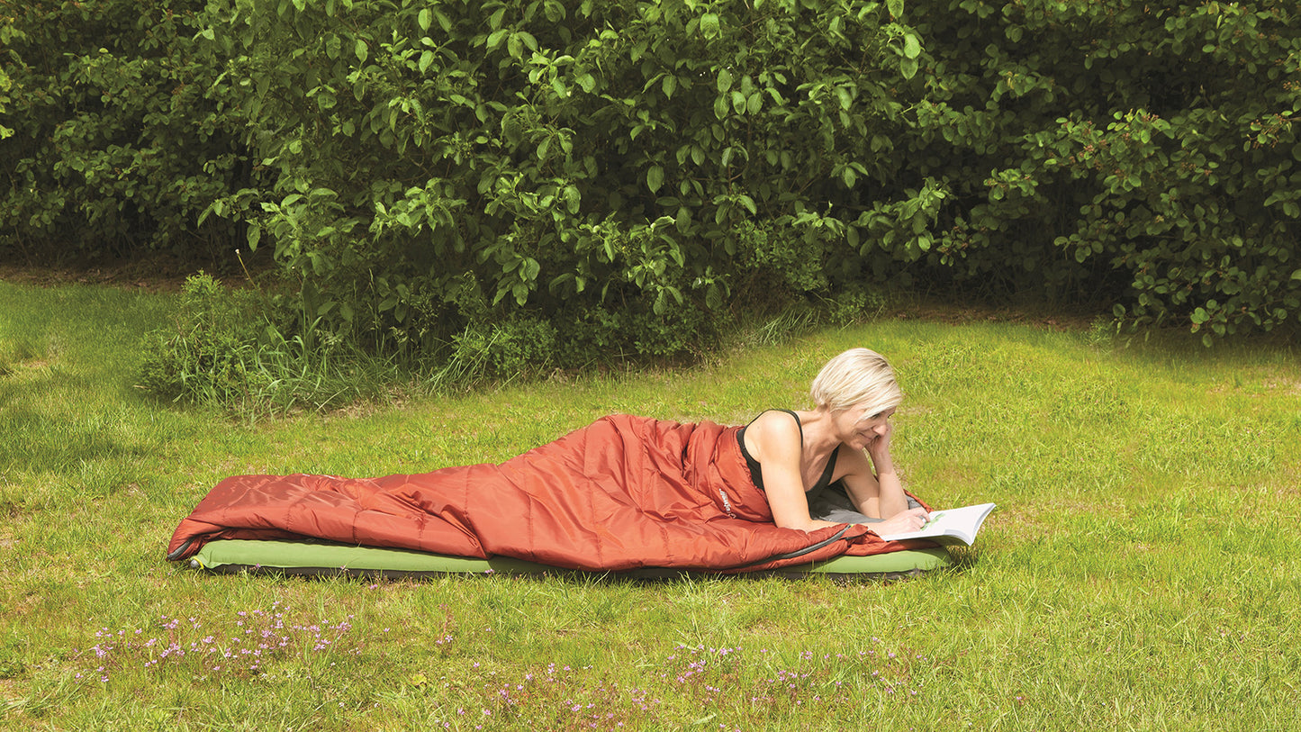 Sleeping bag Outwell Canella Lux/+4°C Warm Red Left (230358)