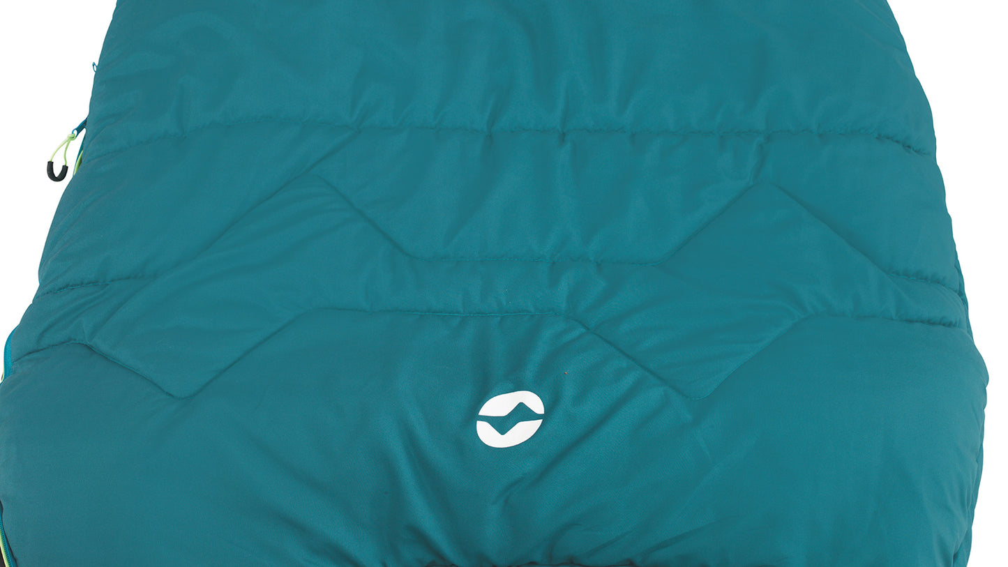 Sleeping Bag Outwell Pine Prime/-1°C Turquoise Left (230345)