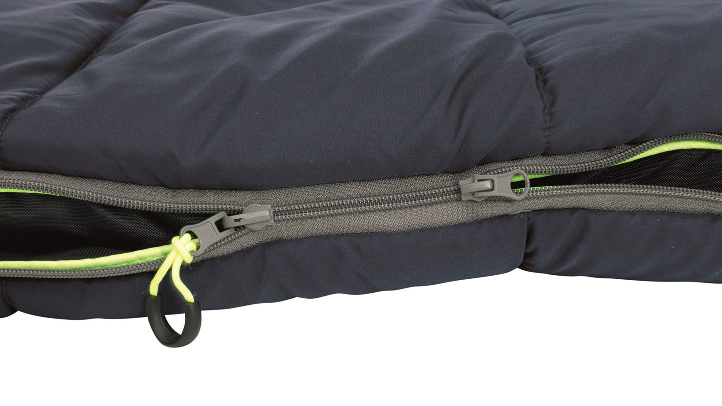 Sleeping bag Outwell Contour Lux Reversible/-3°C Deep Blue Right (230373)