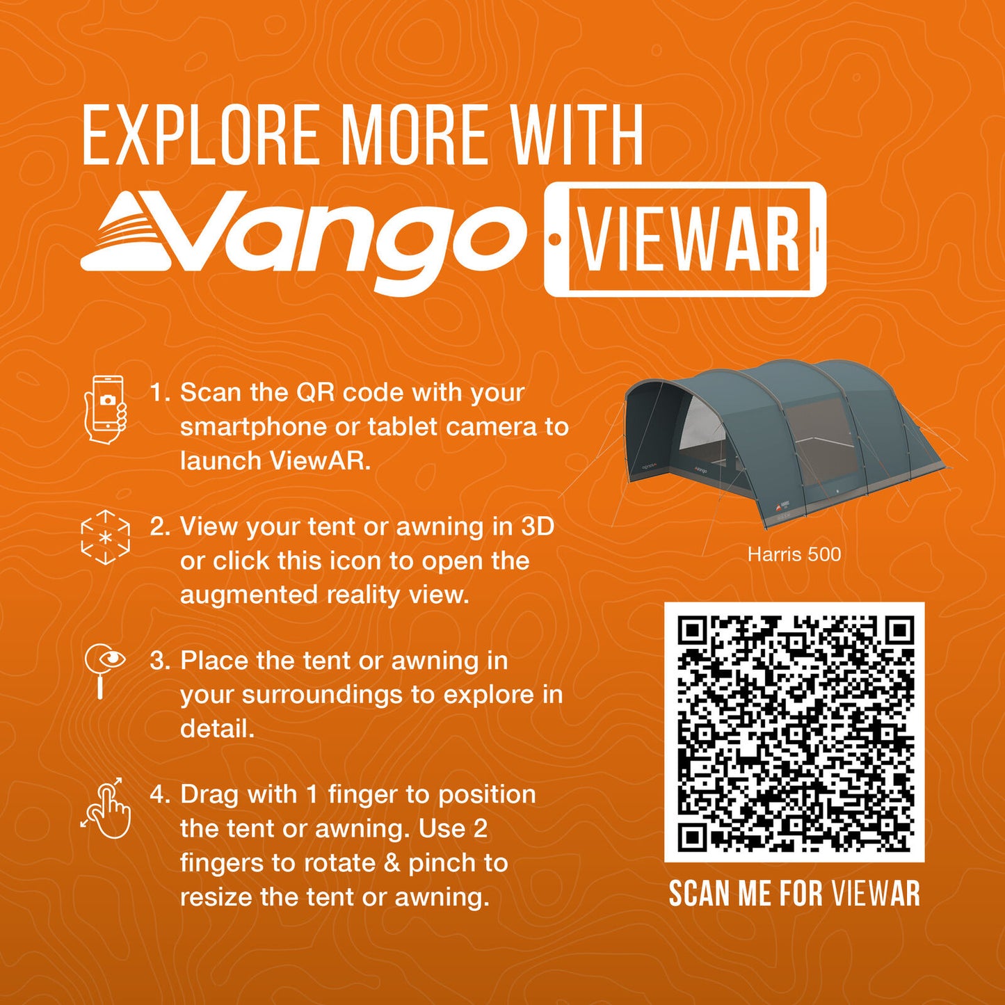 Tennis mantle Vango Harris 500 Mineral Green (TETHARRIS000002)