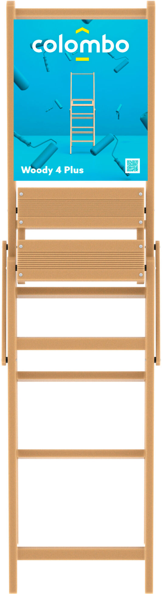 Drabine Colombo Woody Plus 4 shabli (S130LL4W)