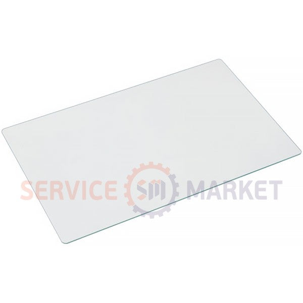 Shelf above the vegetable drawer in the refrigerator 490x310mm (glass) Snaige