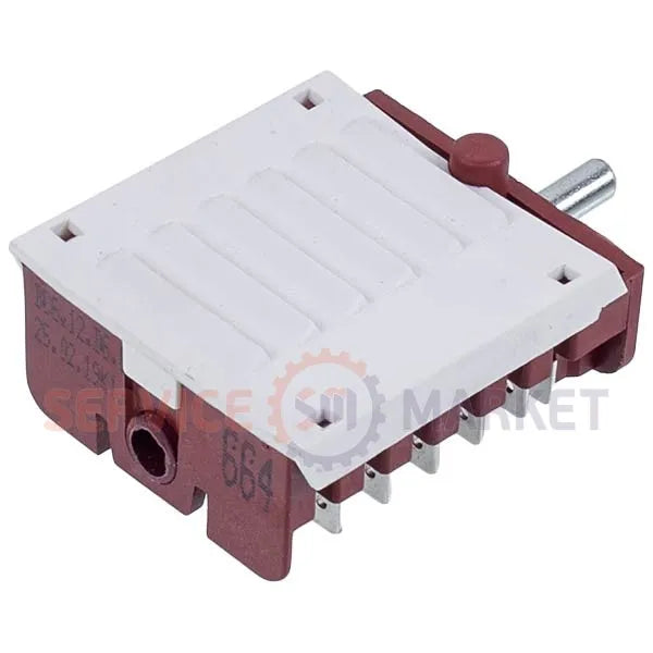 Switch BC6-12 (D6.65) 664 oven modes ELEYUS, Ventolux (7 positions)