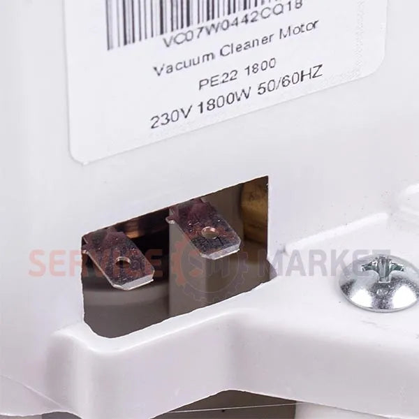 Двигатель для моющего пылесоса VC07W0442CQ18 Whicepart D=133/91 мм H=32/130 мм 1800 Вт