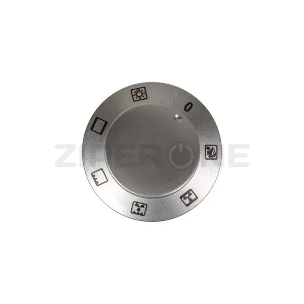 Oven mode control knob for Gorenje stove silver