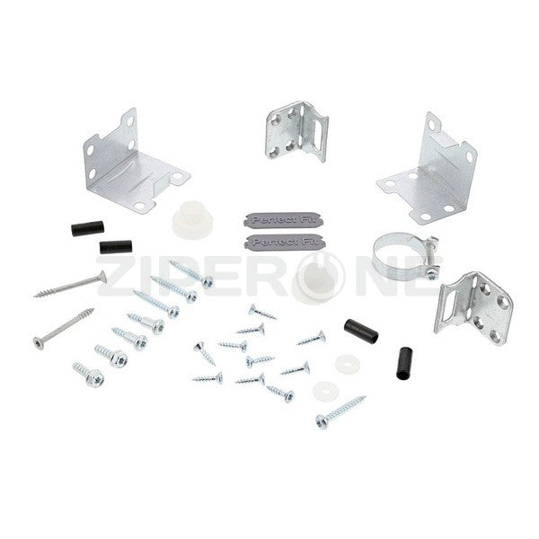 Door front fastening kit for built-in AEG dishwashers