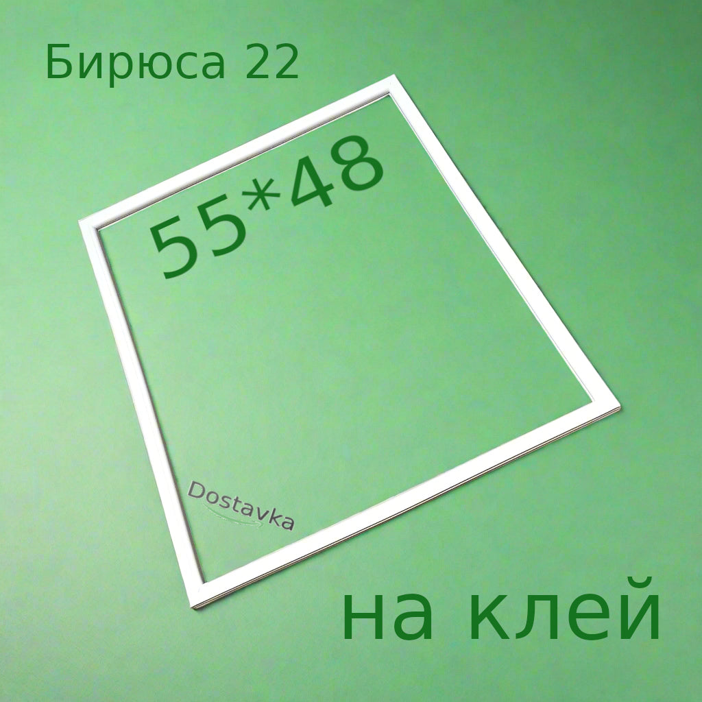 Seal 55*48 for freezer door of Biryusa 22 refrigerator (on glue)
