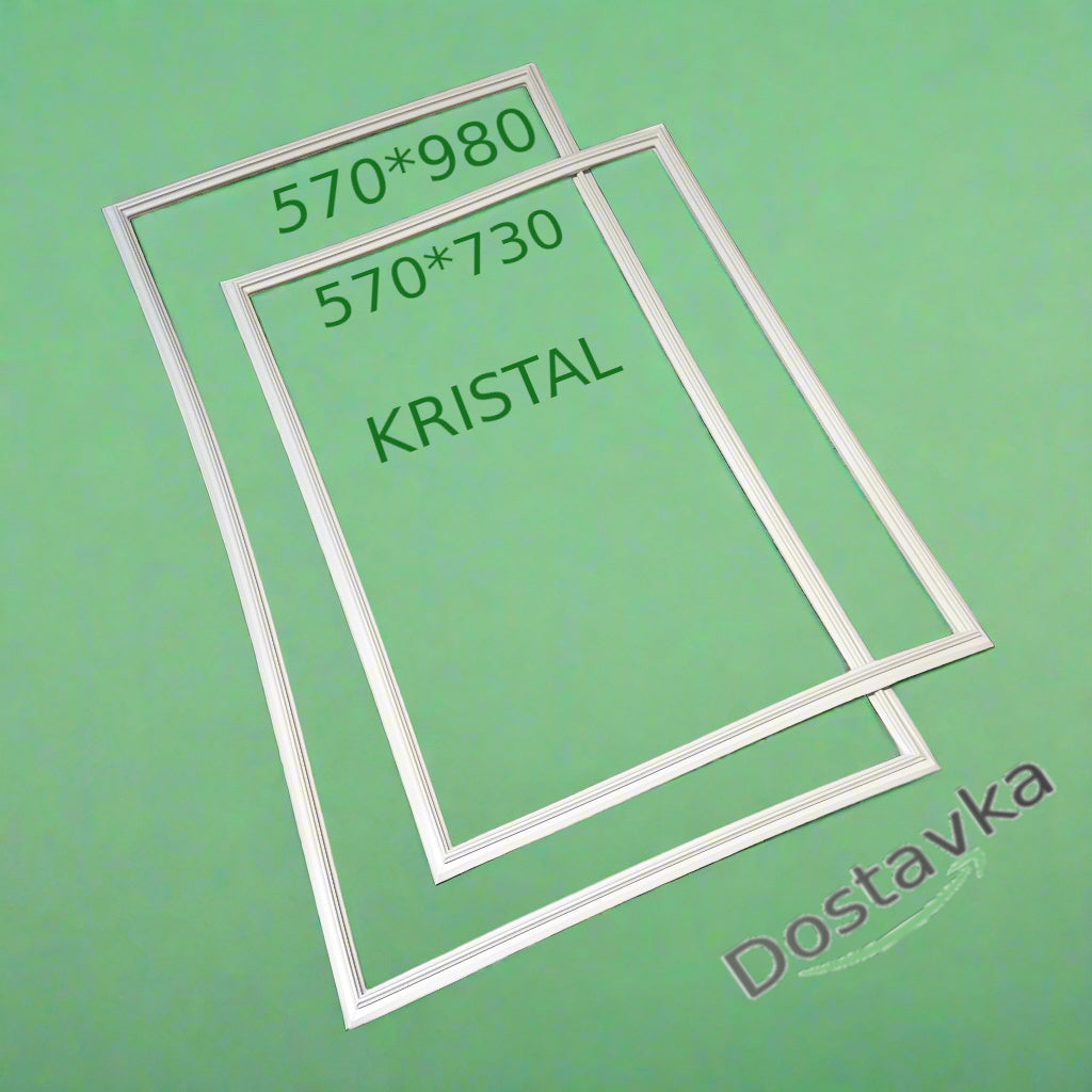 Door seals 570*730 and 570*980 for KRISTAL refrigerator (in groove)