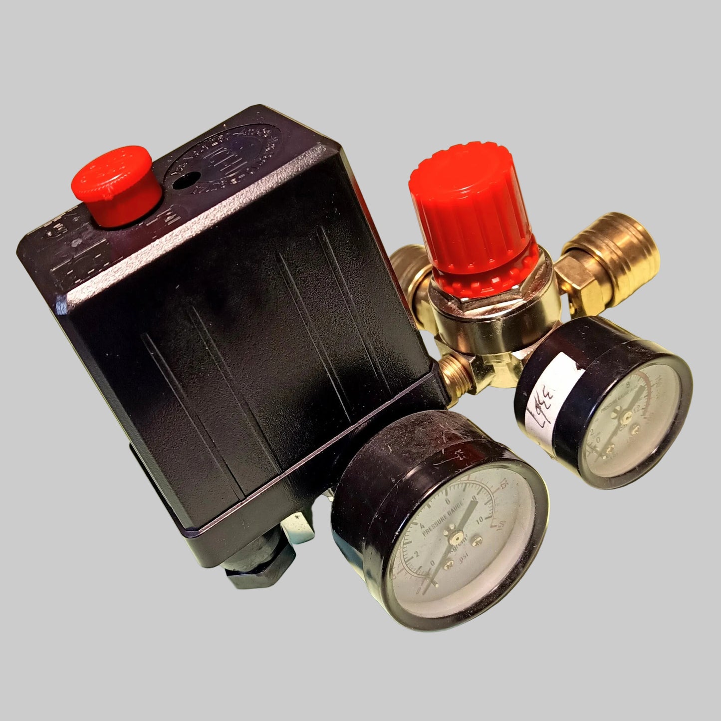 Air compressor single-phase control unit 3 output with quick connectors