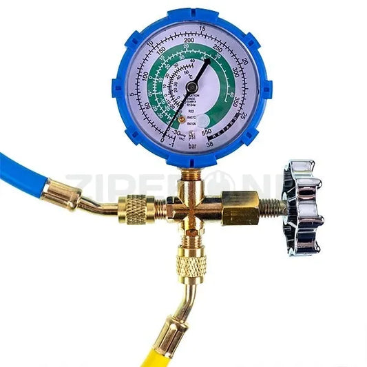 Kit for refilling/refilling car air conditioners R134a